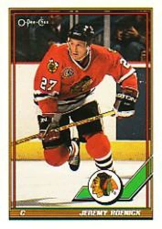 NHL 1991-92 O-Pee-Chee - No 106 - Jeremy Roenick