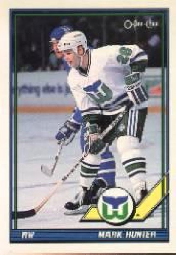 NHL 1991-92 O-Pee-Chee - No 109 - Mark Hunter