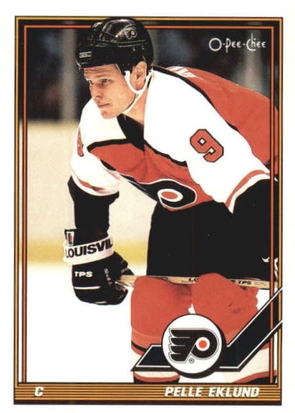 NHL 1991-92 O-Pee-Chee - No 111 - Pelle Eklund