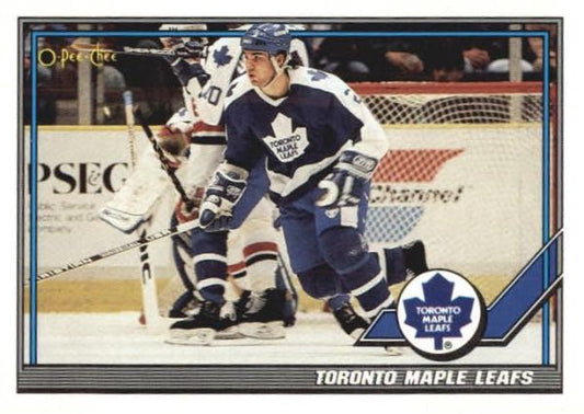 NHL 1991-92 O-Pee-Chee - No 123 - Maple Leafs Team