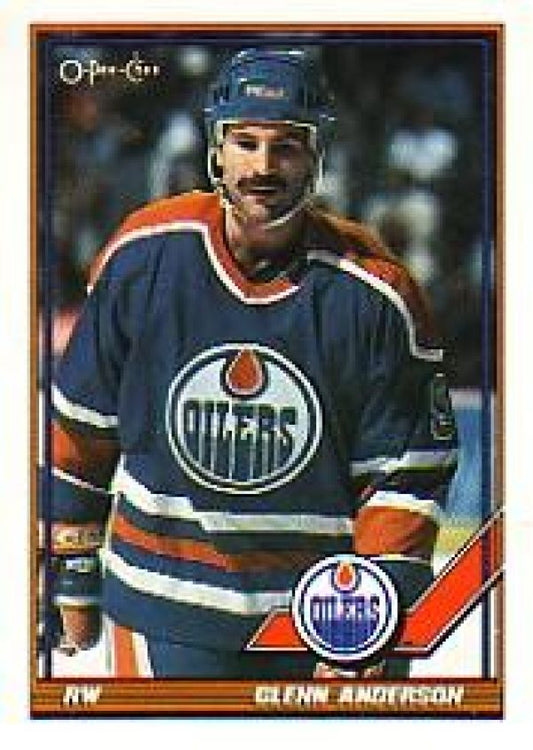 NHL 1991-92 O-Pee-Chee - No 124 - Glenn Anderson