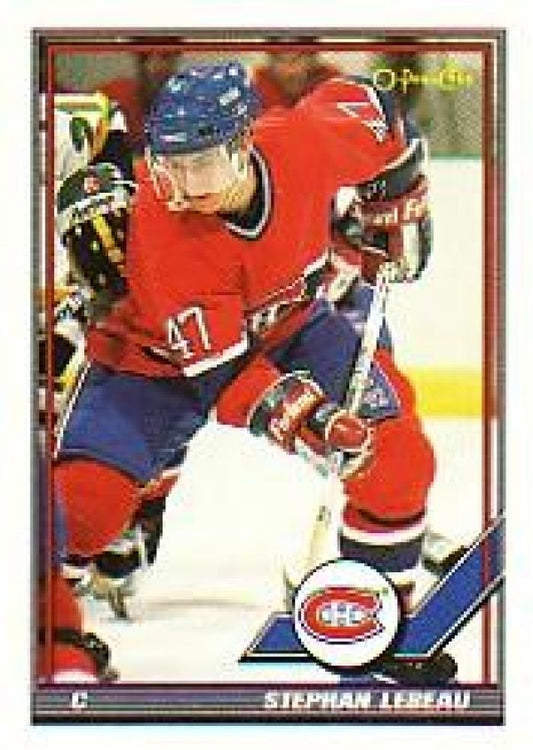 NHL 1991-92 O-Pee-Chee - No 135  - Stephan Lebeau