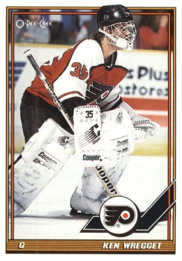 NHL 1991-92 O-Pee-Chee - No 136 - Ken Wregget