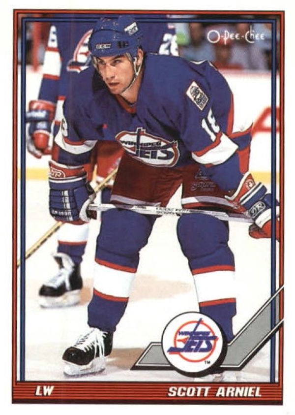 NHL 1991-92 O-Pee-Chee - No 137 - Scott Arniel