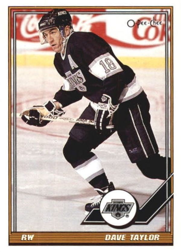 NHL 1991-92 O-Pee-Chee - No 138 - Dave Taylor