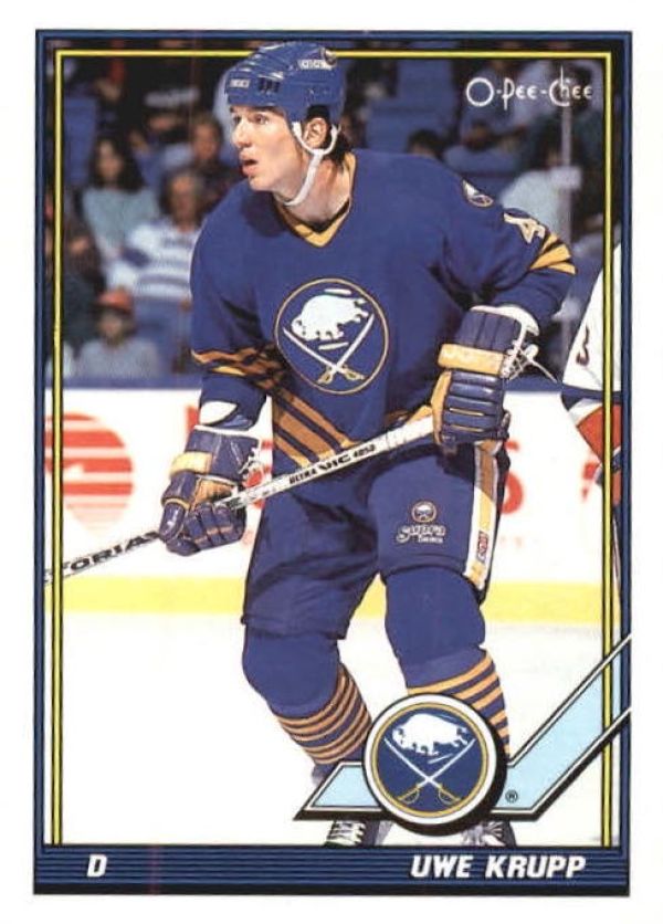 NHL 1991-92 O-Pee-Chee - No 155 - Uwe Krupp