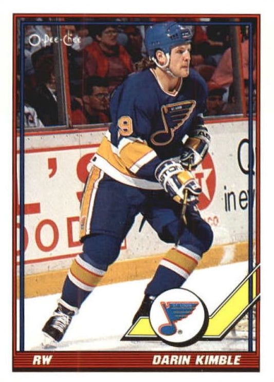 NHL 1991-92 O-Pee-Chee - No 156 - Darin Kimble