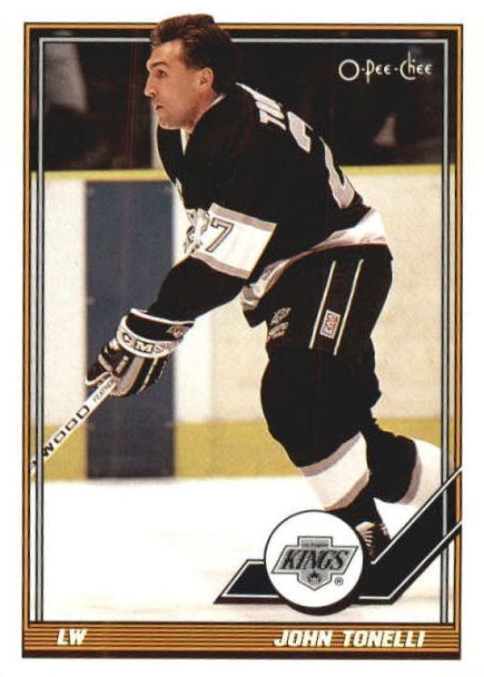 NHL 1991-92 O-Pee-Chee - No 161 - John Tonelli