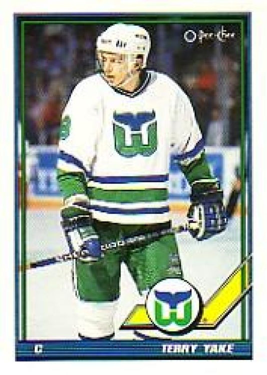 NHL 1991-92 O-Pee-Chee - No 169 - Terry Yake