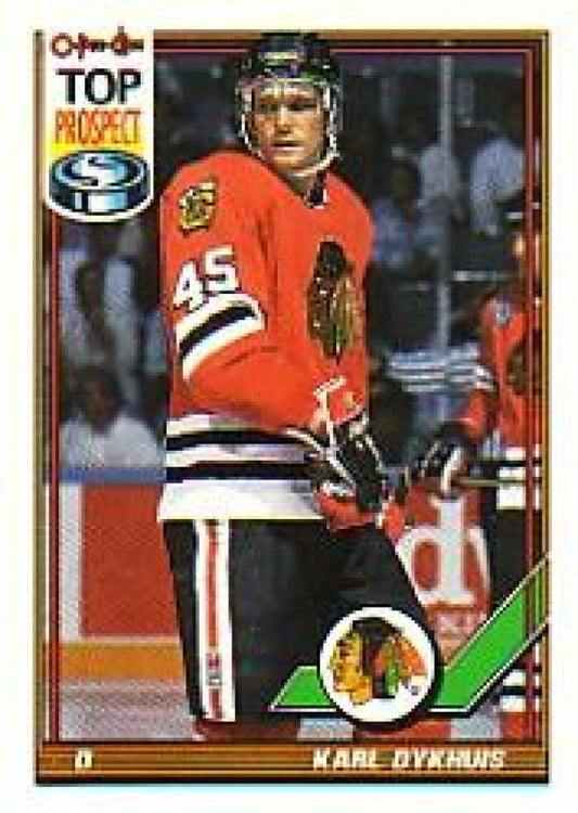 NHL 1991-92 O-Pee-Chee - No 172 - Karl Dykhuis