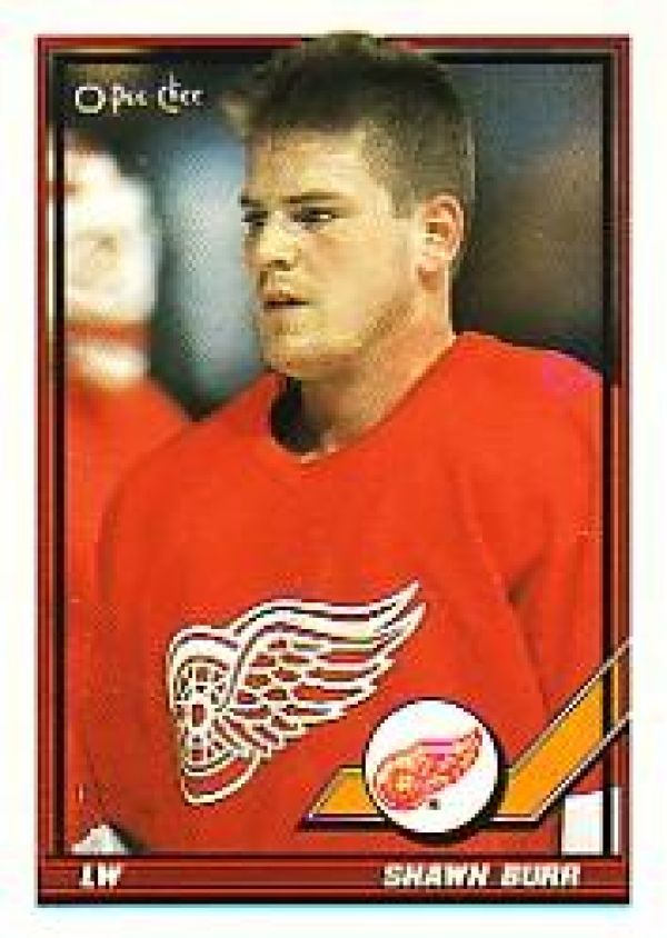 NHL 1991-92 O-Pee-Chee - No 184 - Shawn Burr