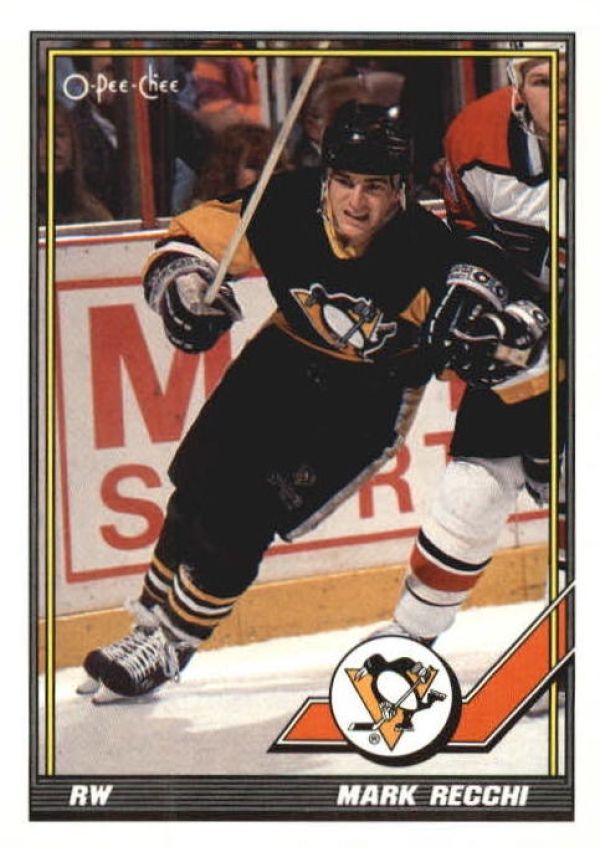 NHL 1991-92 O-Pee-Chee - No 196 - Mark Recchi