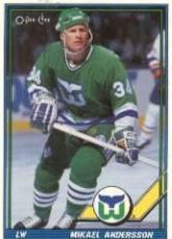 NHL 1991-92 O-Pee-Chee - No 197 - Mikael Andersson