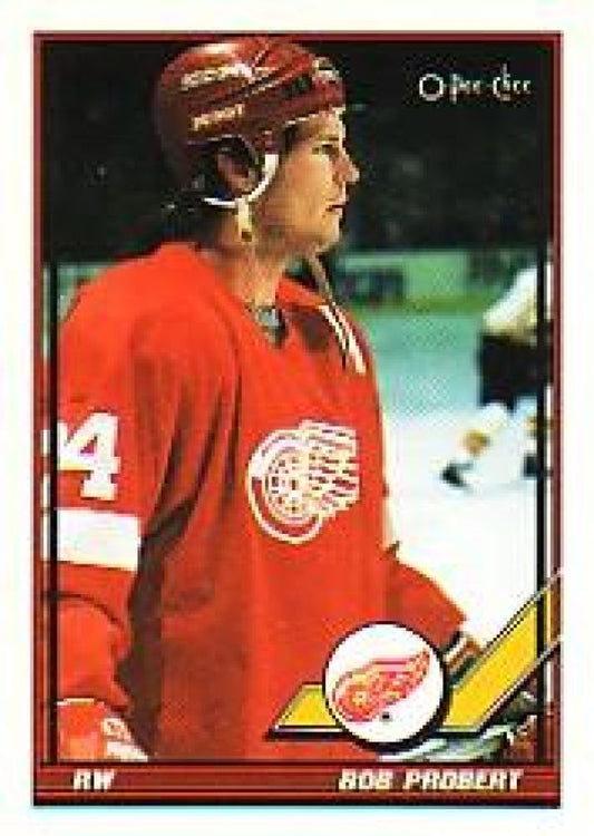 NHL 1991-92 O-Pee-Chee - No 198 - Bob Probert