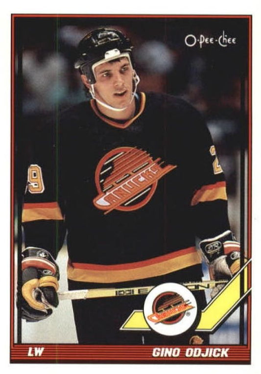 NHL 1991-92 O-Pee-Chee - No 203 - Gino Odjick