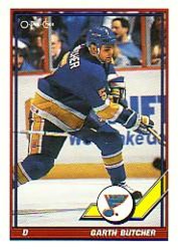 NHL 1991-92 O-Pee-Chee - No 204 - Garth Butcher