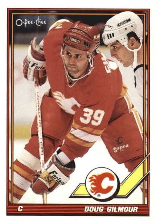 NHL 1991-92 O-Pee-Chee - No 208 - Doug Gilmour