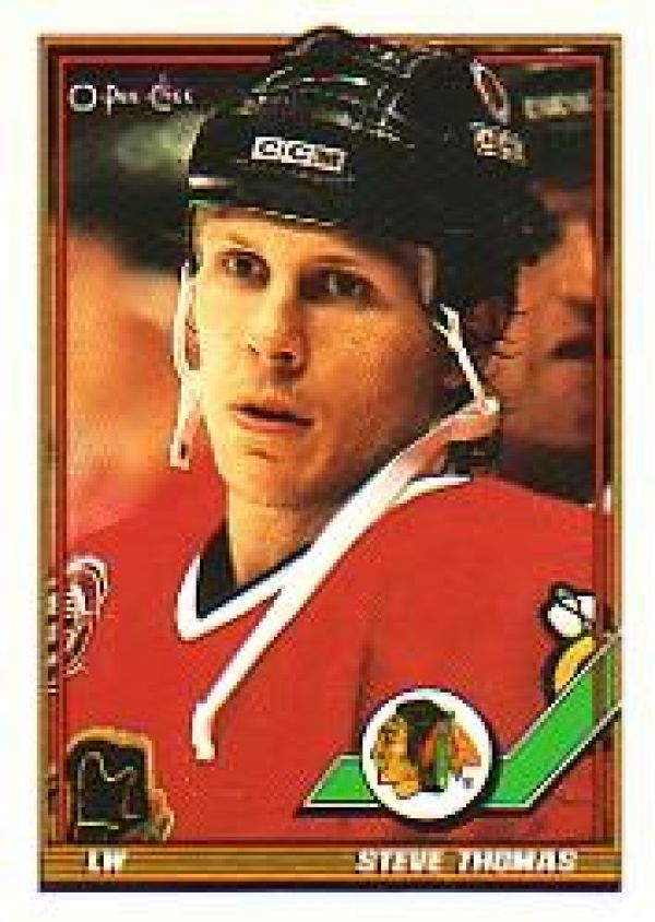 NHL 1991-92 O-Pee-Chee - No 210 - Steve Thomas