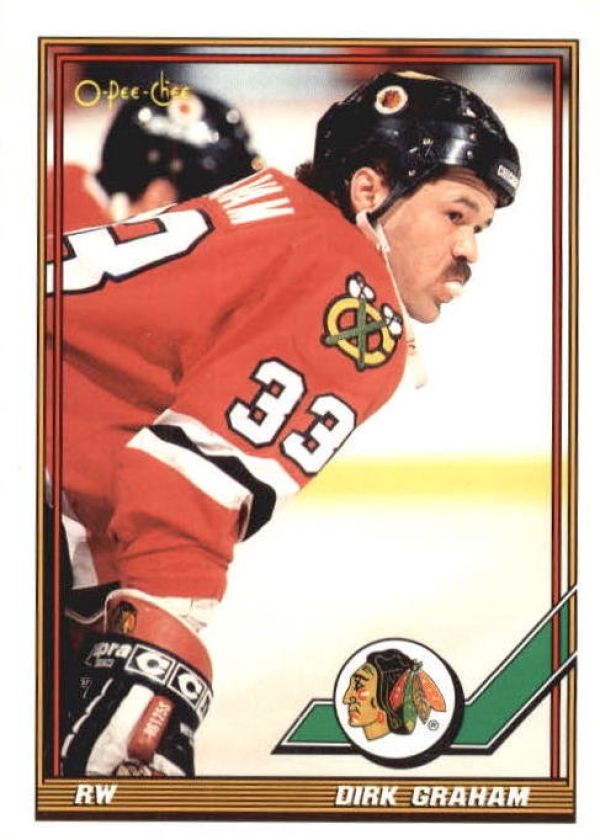 NHL 1991-92 O-Pee-Chee - No 217 - Dirk Graham