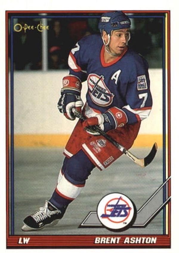 NHL 1991-92 O-Pee-Chee - No. 240 - Brent Ashton