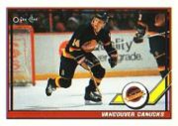 NHL 1991-92 O-Pee-Chee - No. 242 - Canucks Team