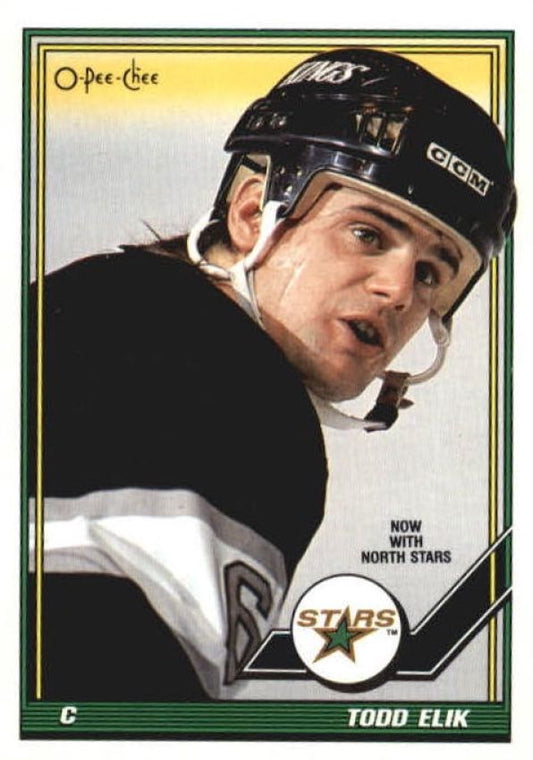 NHL 1991-92 O-Pee-Chee - No 251 - Todd Elik