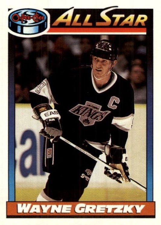 NHL 1991-92 O-Pee-Chee - No 258 - Wayne Gretzky