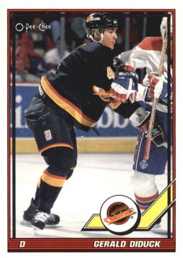 NHL 1991-92 O-Pee-Chee - No 280 - Gerald Diduck