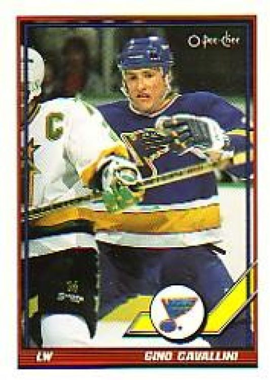 NHL 1991-92 O-Pee-Chee - No 281 - Gino Cavallini