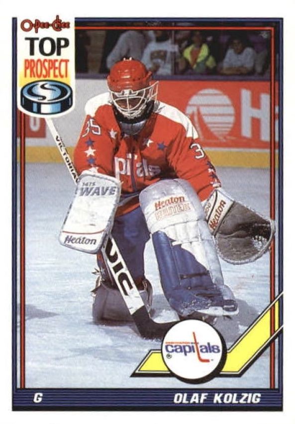 NHL 1991-92 O-Pee-Chee - No 290 - Olaf Kolzig