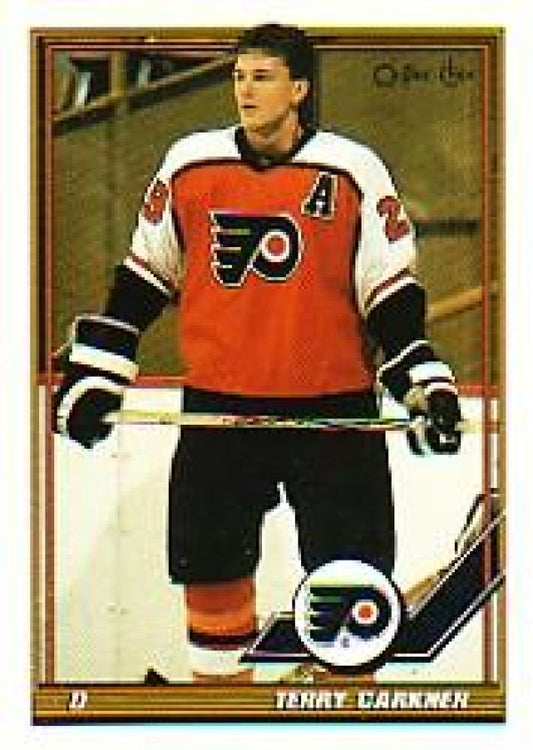 NHL 1991-92 O-Pee-Chee - No 291 - Terry Carkner