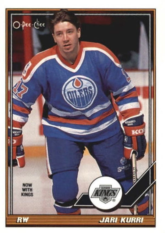 NHL 1991-92 O-Pee-Chee - No 295 - Jari Kurri