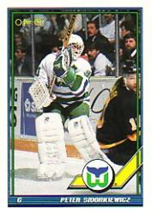 NHL 1991-92 O-Pee-Chee - No 296 - Peter Sidorkiewicz