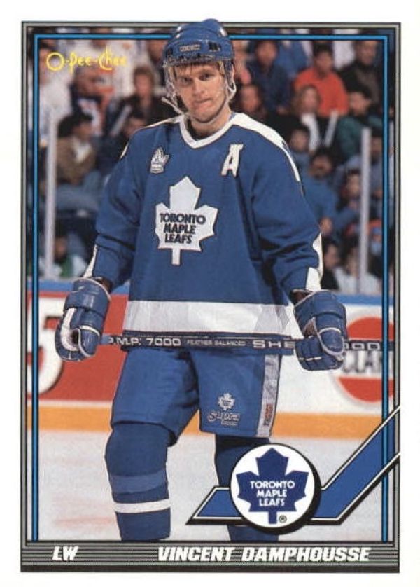 NHL 1991-92 O-Pee-Chee - No 299 - Vincent Damphousse