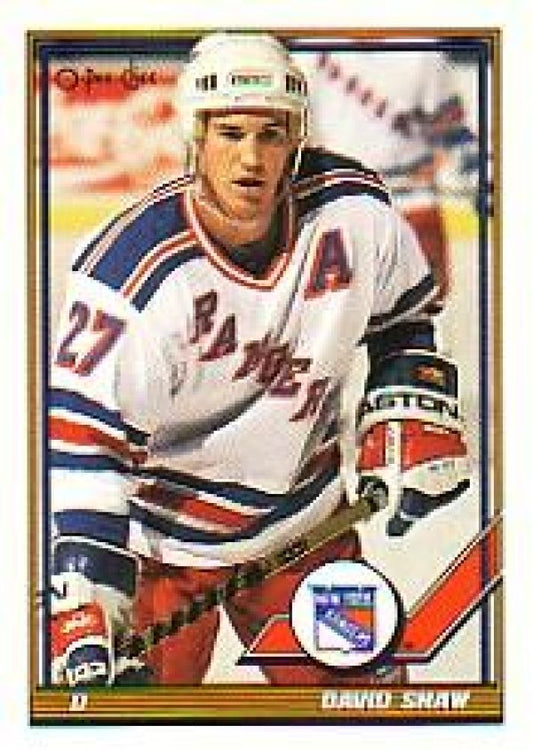 NHL 1991-92 O-Pee-Chee - No 306 - David Shaw