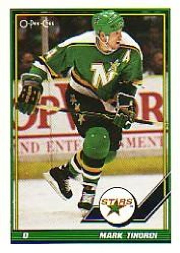 NHL 1991-92 O-Pee-Chee - No. 308 - Mark Tinordi