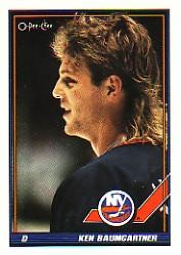 NHL 1991-92 O-Pee-Chee - No 316 - Ken Baumgartner