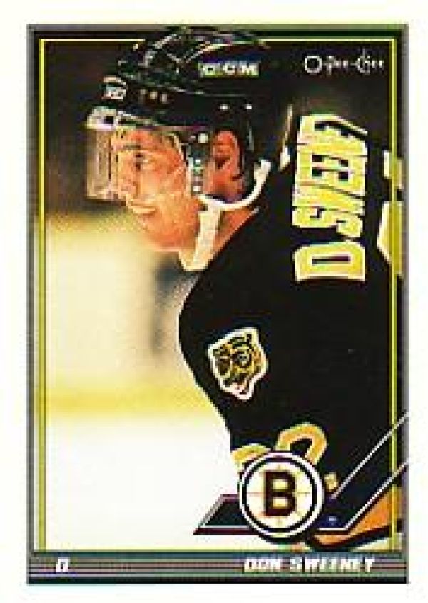 NHL 1991-92 O-Pee-Chee - No. 319 - Don Sweeney