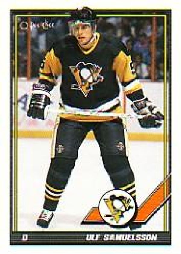 NHL 1991-92 O-Pee-Chee - No. 323 - Ulf Samuelsson