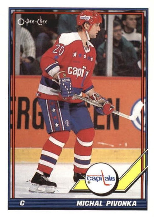 NHL 1991-92 O-Pee-Chee - No 327 - Michal Pivonka