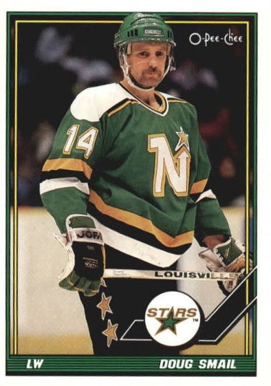 NHL 1991-92 O-Pee-Chee - No 334 - Doug Small