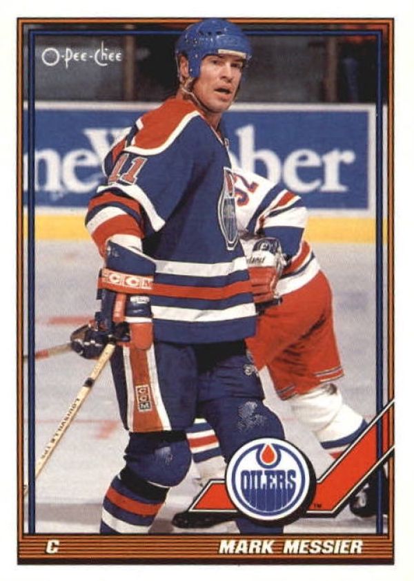 NHL 1991-92 O-Pee-Chee - No. 346 - Mark Messier