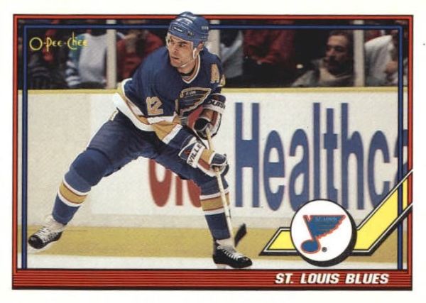 NHL 1991-92 O-Pee-Chee - No. 347 - Blues Team