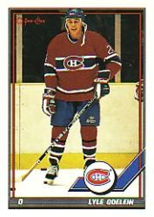 NHL 1991-92 O-Pee-Chee - No. 350 - Lyle Odelein