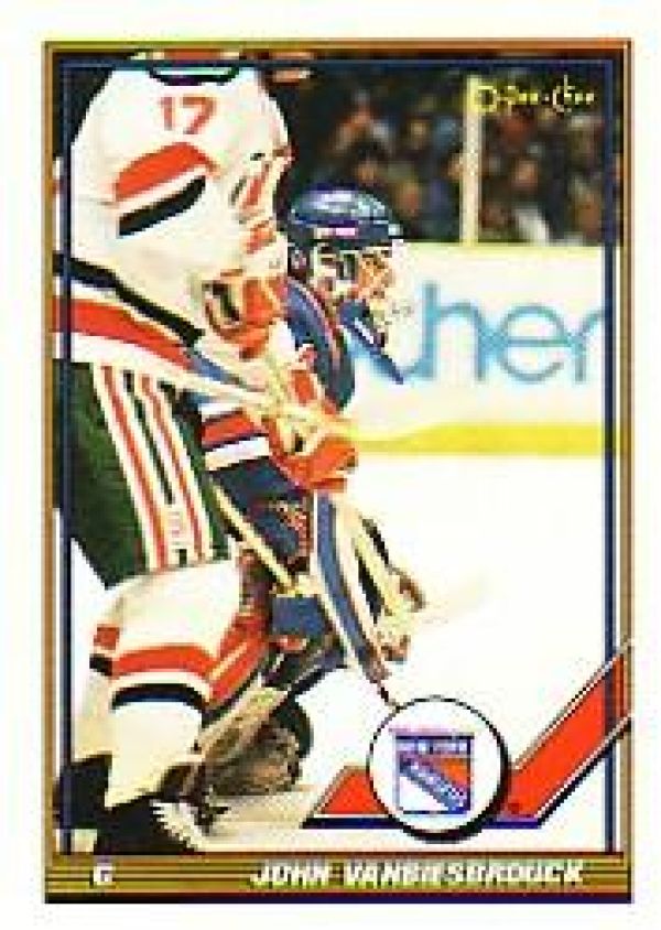 NHL 1991-92 O-Pee-Chee - No 353 - John Vanbiesbrouck