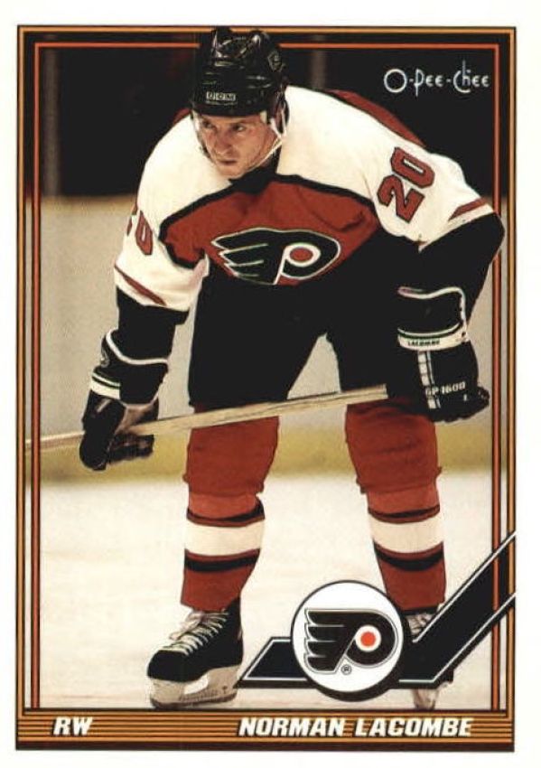 NHL 1991-92 O-Pee-Chee - No 357 - Norman Lacombe