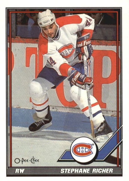 NHL 1991-92 O-Pee-Chee - No 369 - Stephane Richer