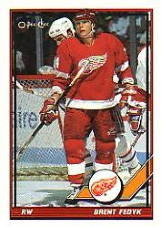 NHL 1991-92 O-Pee-Chee - No. 376 - Brent Fedyk