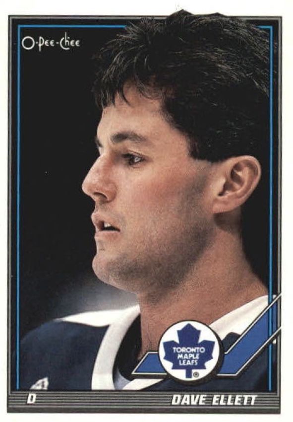 NHL 1991-92 O-Pee-Chee - No 381 - Dave Ellett