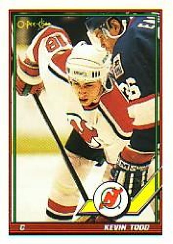 NHL 1991-92 O-Pee-Chee - No 400 - Kevin Todd